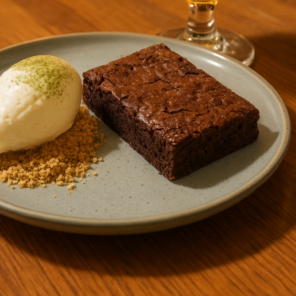 BROWNIE C/BOLA GELADO
